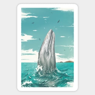 Grey Whale Magnet